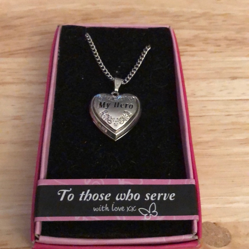 My Hero Heart Silver Locket